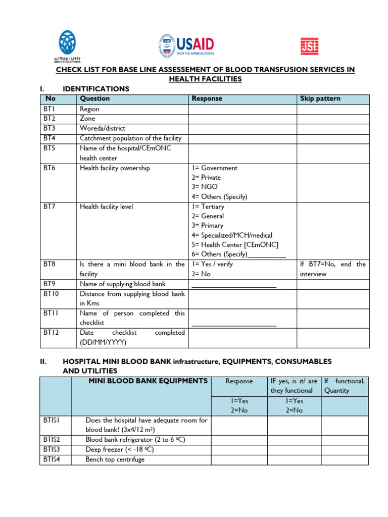 BTS_assessment_tool_final_2_3_QHA_Hawassa_AIT_@_Sawulla_GH_June | PDF ...