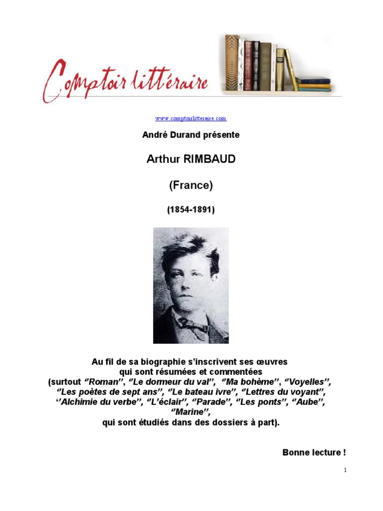 258 Rimbaud | PDF | Arthur Rimbaud | Victor Hugo