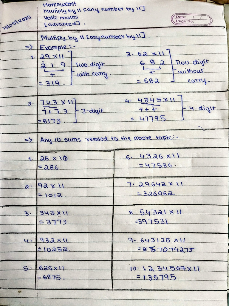 Advanced Multiplication Techniques | PDF