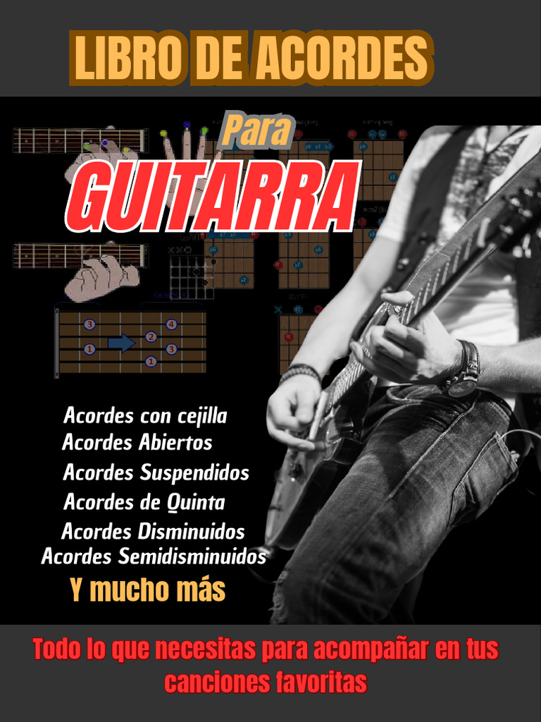 Guía Completa de Acordes para Guitarra | PDF | Acorde (Música) | Escala ...