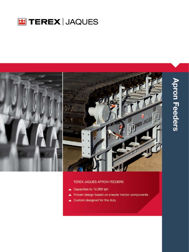 Terex Jaques - Apron Feeder | PDF | Track (Rail Transport) | Bearing ...