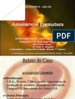 Amniorrexe prematura