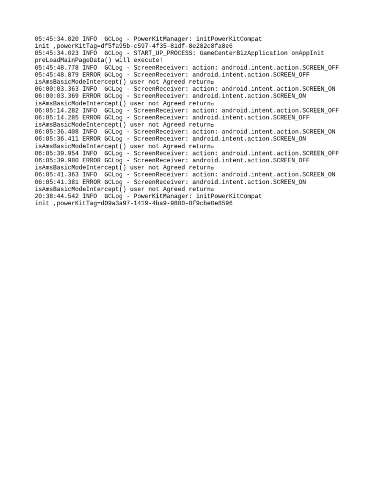 PowerKitManager Initialization Logs | PDF