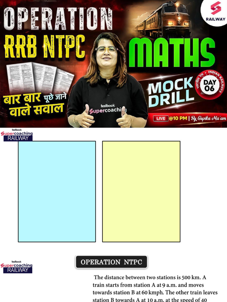 NTPC Operations Age and Math Problems | PDF
