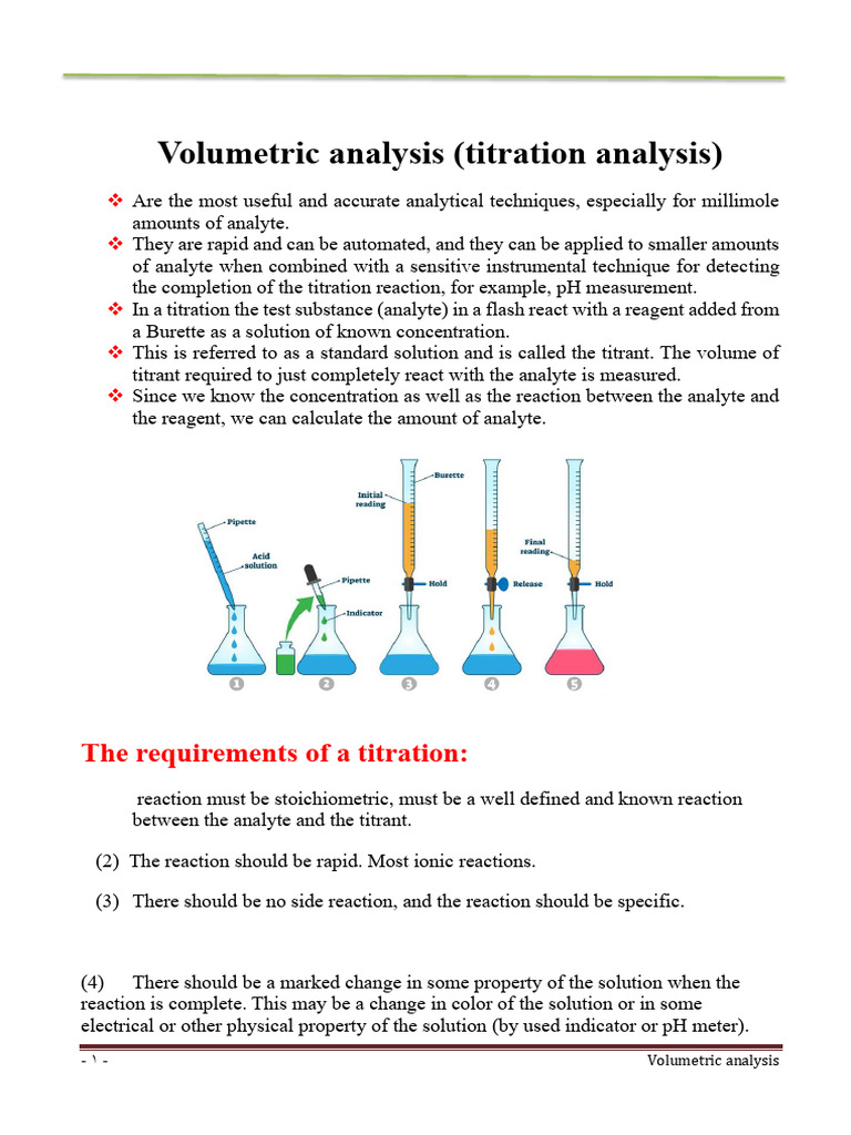Titration Techniques in Analytical Chemistry | PDF | Titration | Chemistry