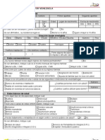 Planilla registro Gran Misión en Amor Mayor Venezuela