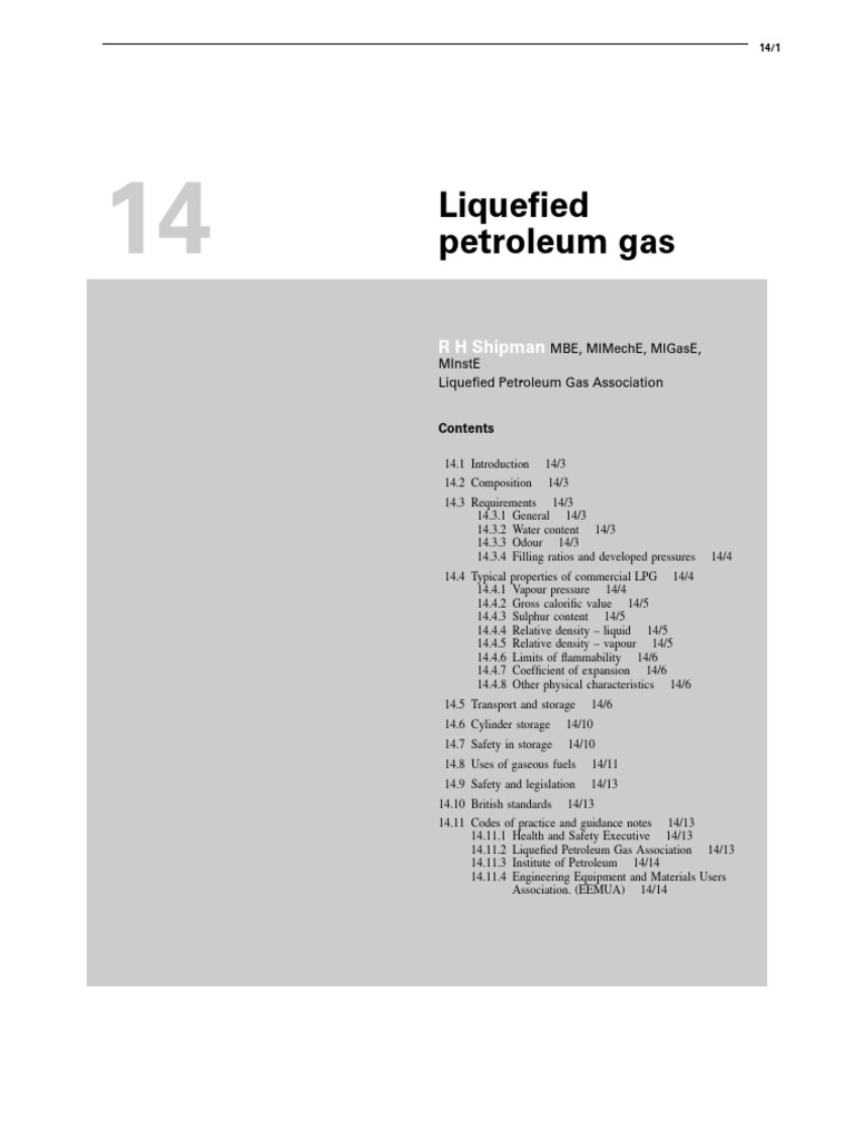 Understanding Liquefied Petroleum Gas (LPG) | PDF | Liquefied Petroleum ...