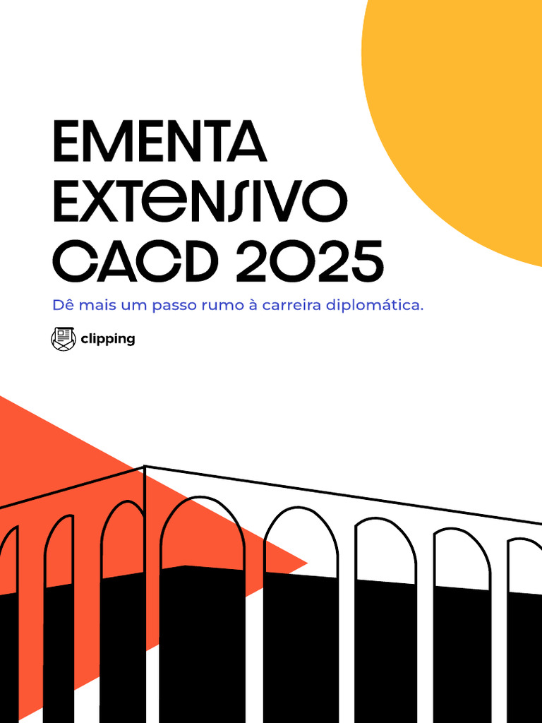 Curso Extensivo CACD 2025: Preparação Completa | PDF | Brasil | Economia