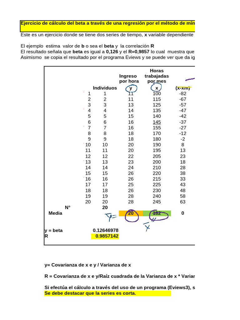 Ejercicio Del Beta | PDF