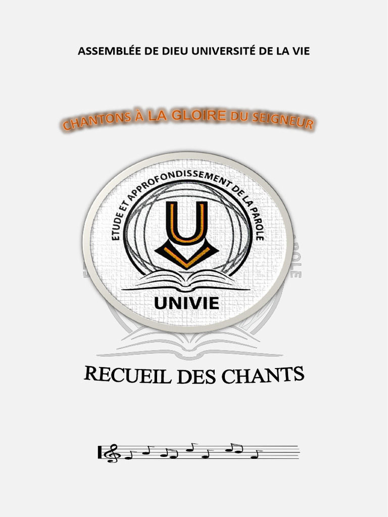 Recueil de chants de louange chrétienne | PDF | Jésus | Dieu