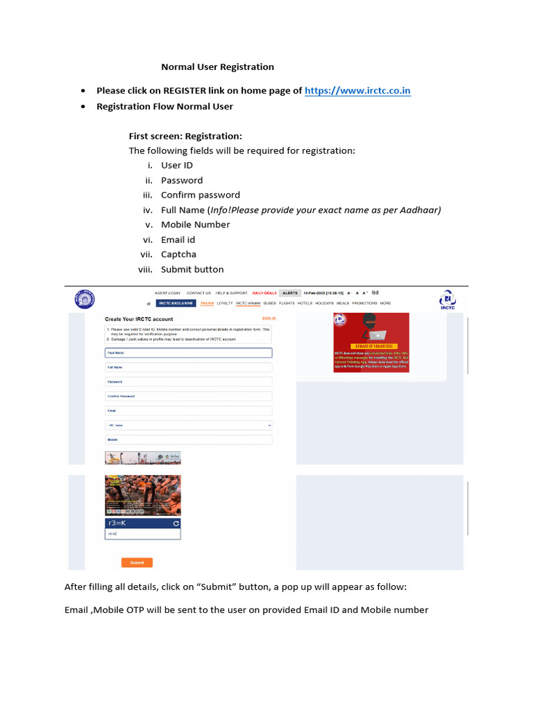 User Registration | PDF