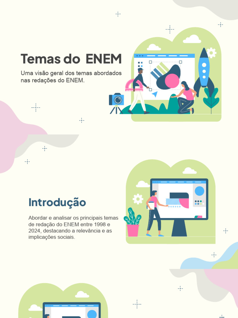 Temas de Redação do ENEM 1998-2024 | PDF | Brasil | Exclusão social
