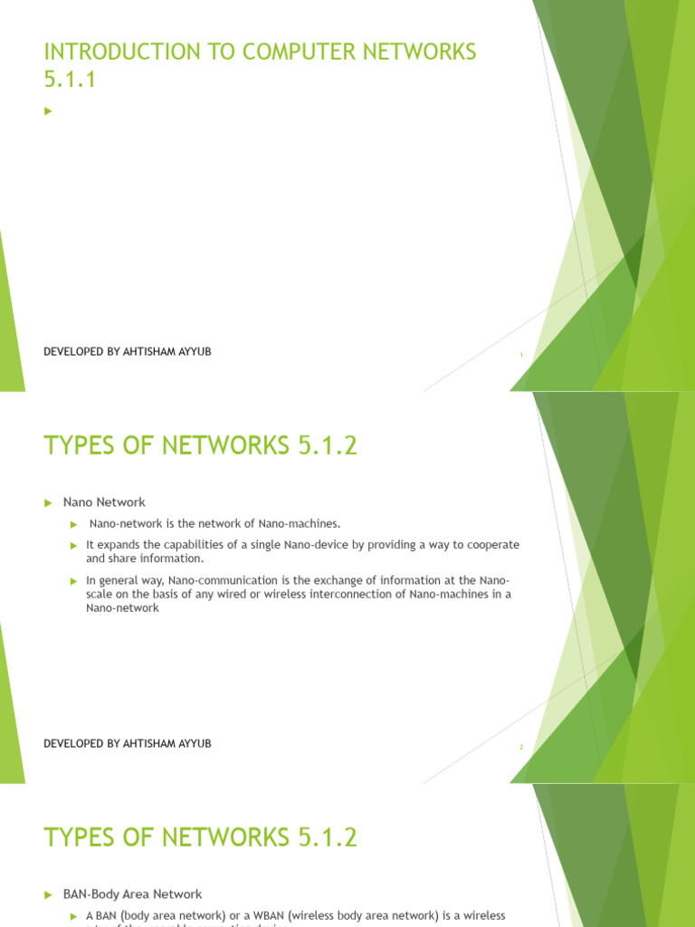 Overview of Computer Network Types | PDF | Internet Protocol Suite ...