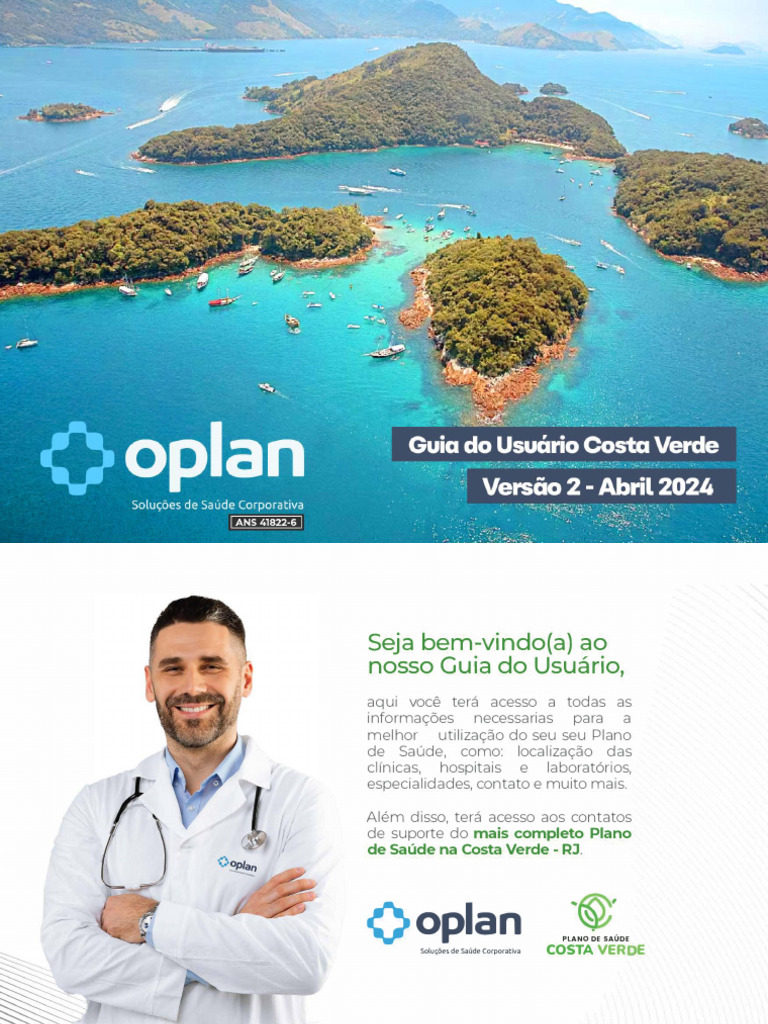 Guia do Usuário: Plano de Saúde Oplan | PDF | Hospital | Ultrassom médico