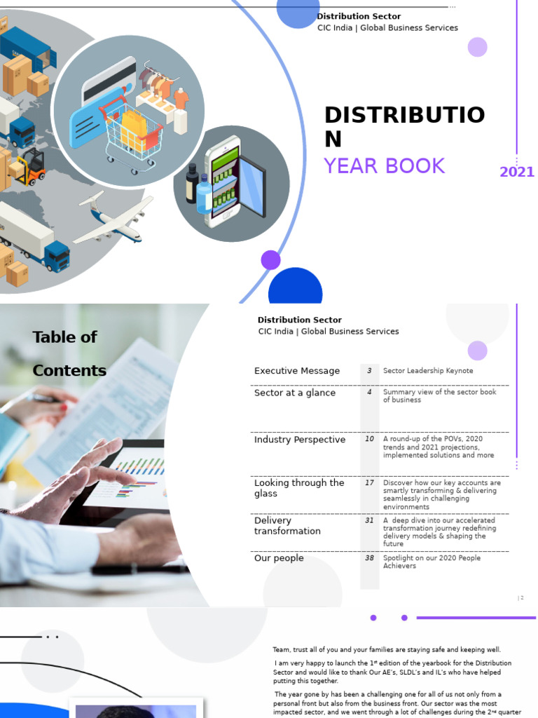 2021 Distribution Sector Yearbook | PDF | Cloud Computing | Supply Chain
