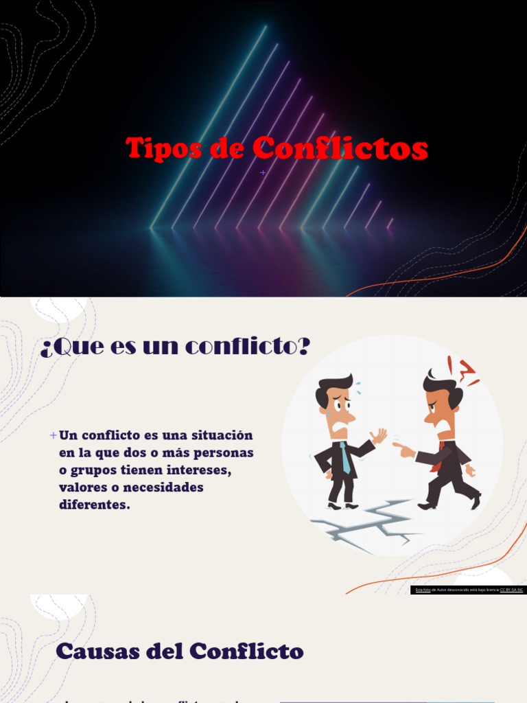 Tipos y causas de conflictos humanos | PDF | Conflicto (proceso ...