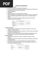 Introduction to Warehouse Management