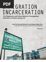 Download Immigration Incarceration 2012 - Immigrants Held in Essex County NJ and Facing Deportation by Umesh Heendeniya SN86656180 doc pdf