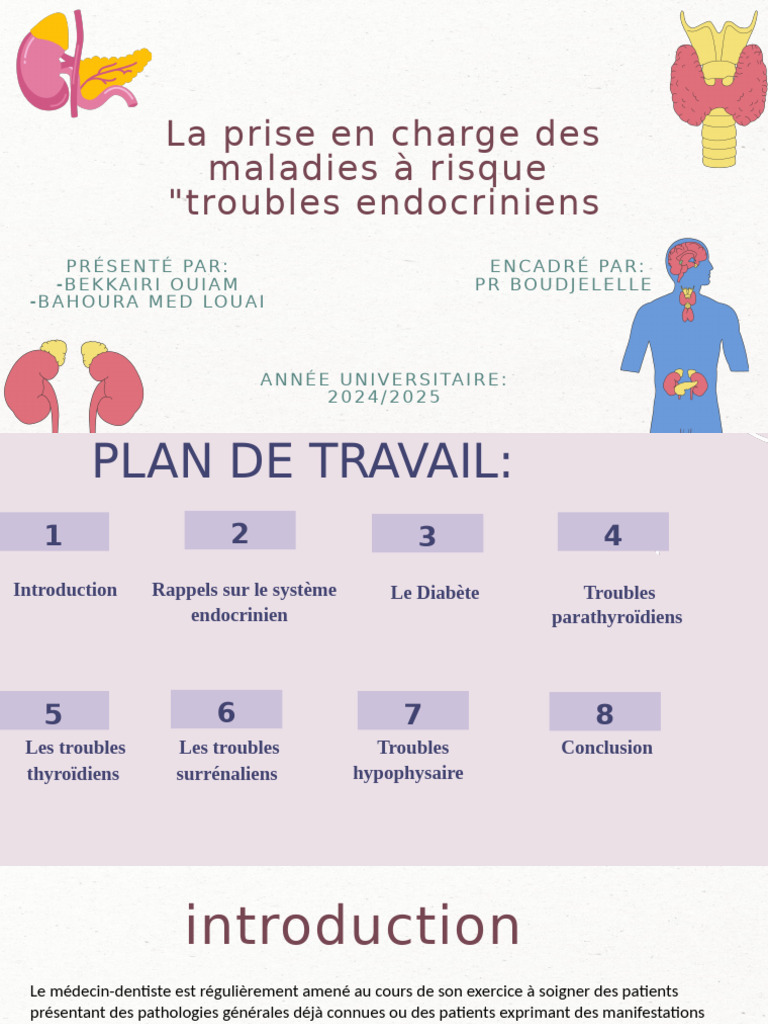 Prise en charge des troubles endocriniens | PDF | Thyroïde | Endocrinologie