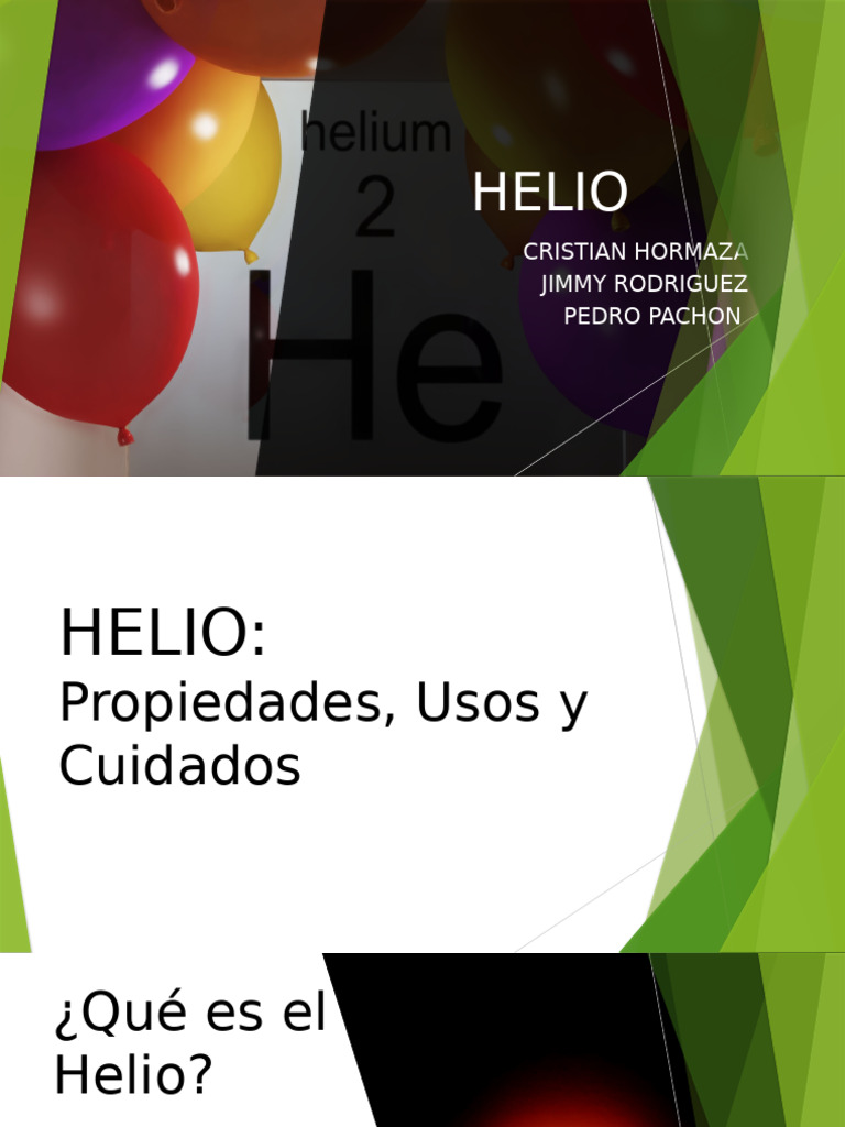 HELIO HE | PDF