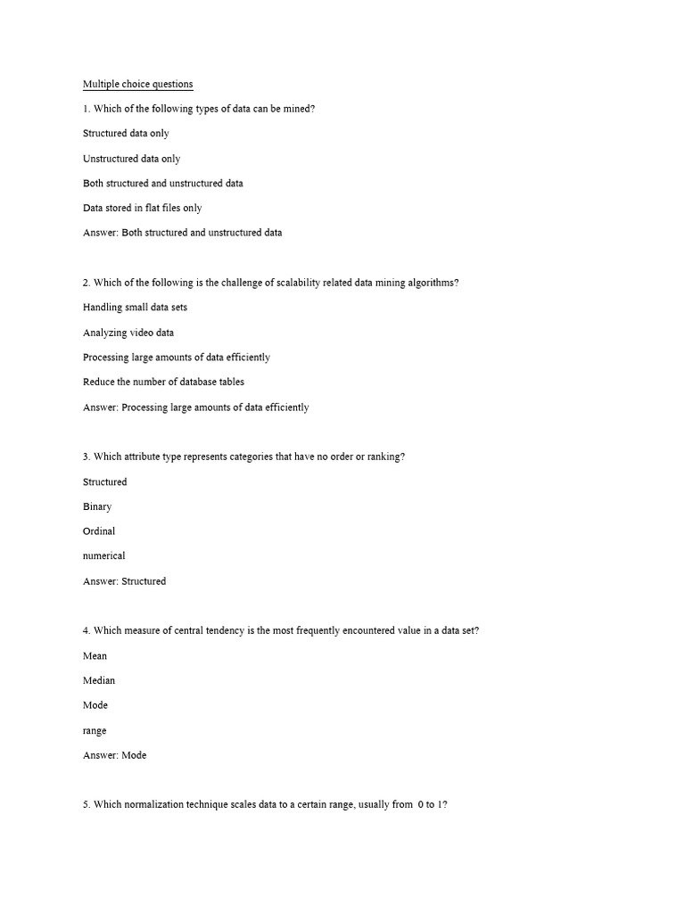 Data Mining Imp. Questions in English | PDF | Data Warehouse | Data Mining