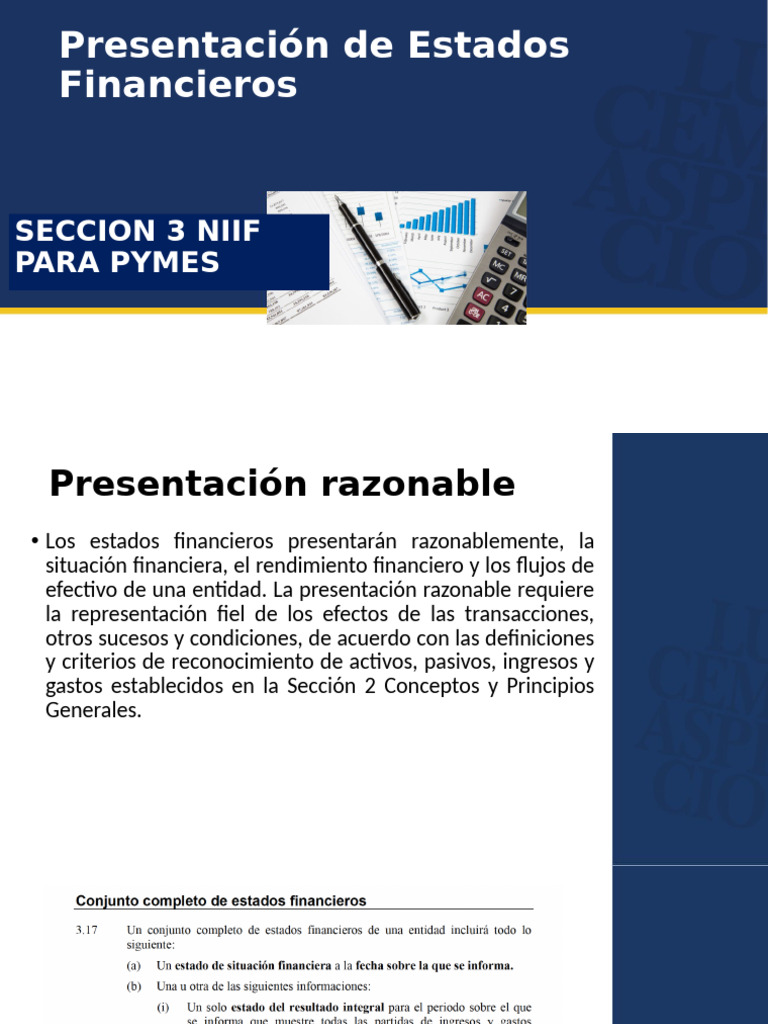 PRESENTACION DE ESTADOS FINANCIEROS | PDF | Contabilidad | Estado ...