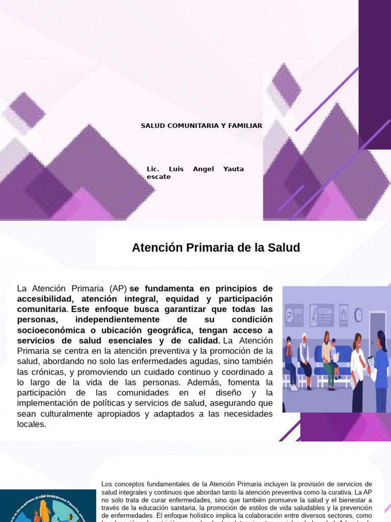 Atención Primaria y Salud Comunitaria | PDF | Cuidado de la salud ...