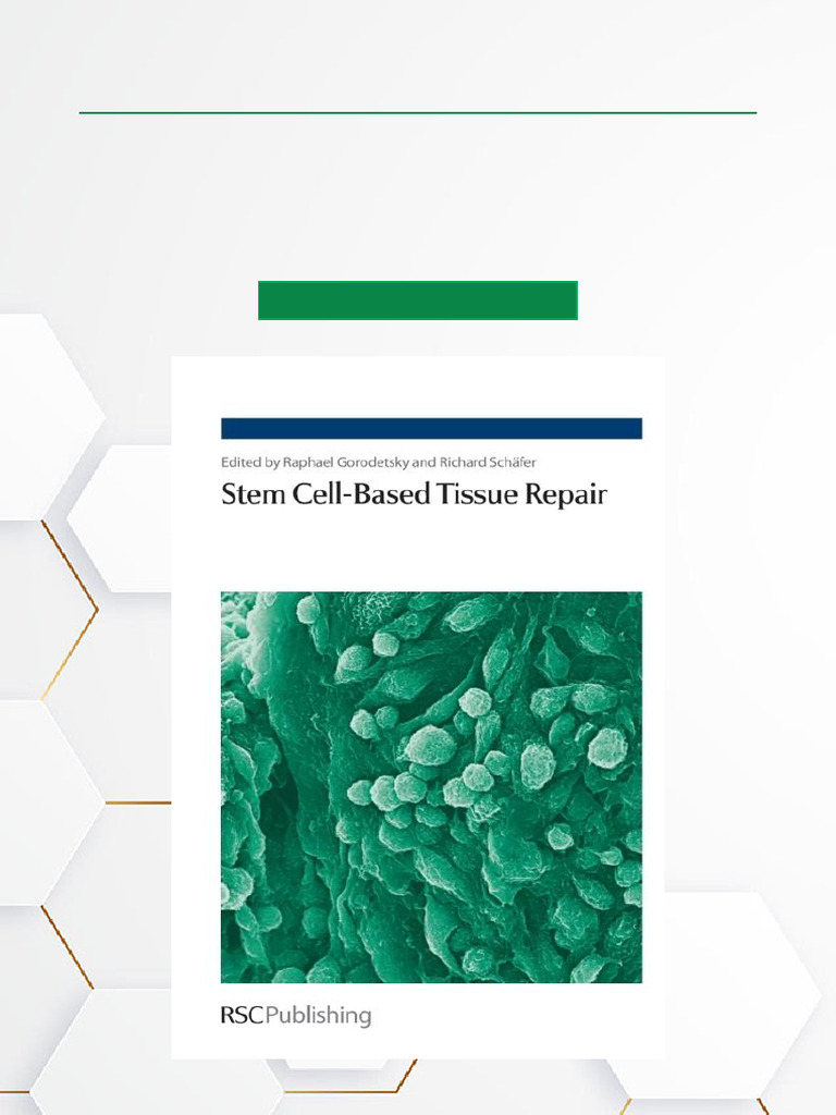 Stem Cell Based Tissue Repair - 1st Edition All Chapters Included | PDF ...