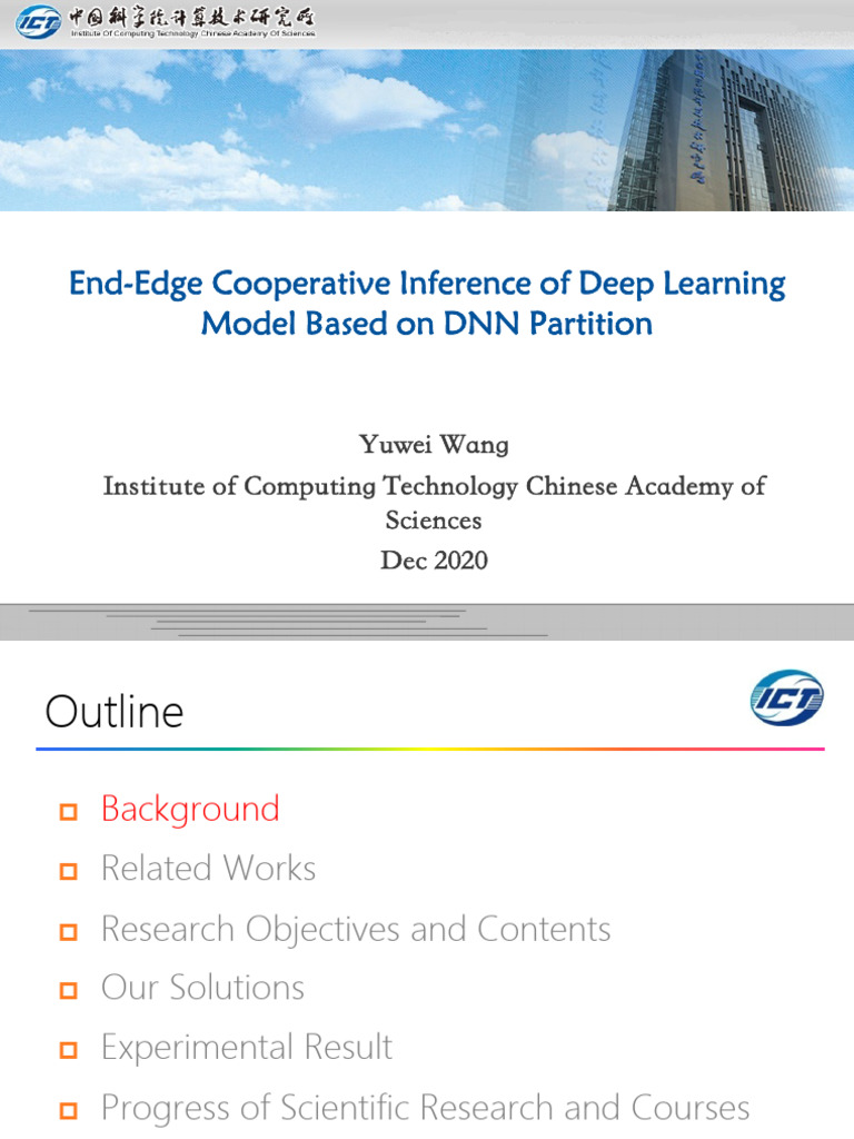 End-Edge Cooperative Inference of Deep Learning Model Based On DNN ...