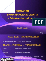 Ekonomi Transportasi Laut