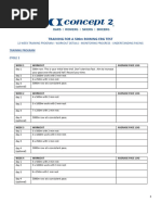 Concept2 Rower Pace Chart | PDF