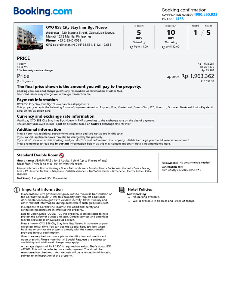 Confirmation | PDF | Banking Technology | Payments