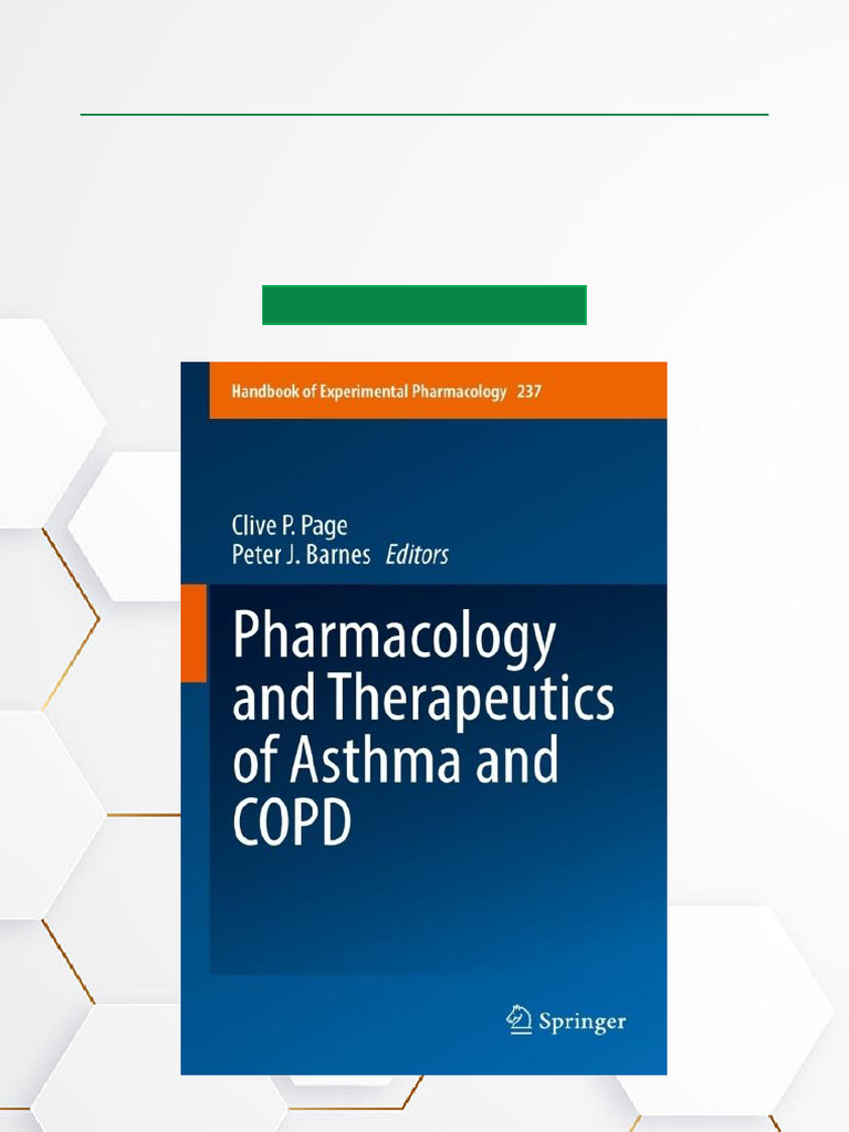 Pharmacology and Therapeutics of Asthma and COPD Full Text | PDF ...