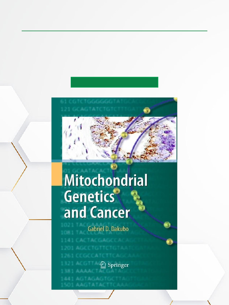 Mitochondrial Genetics in Cancer Research | PDF | Mitochondrion | Apoptosis