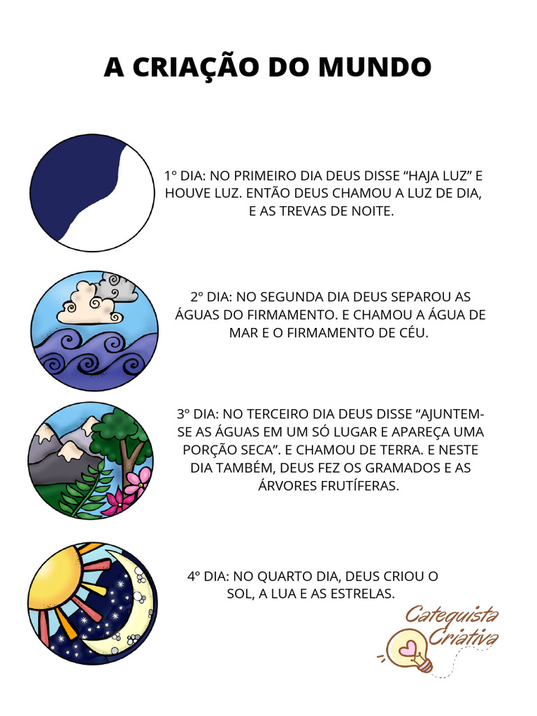 A Criação do Mundo em 7 Dias | PDF