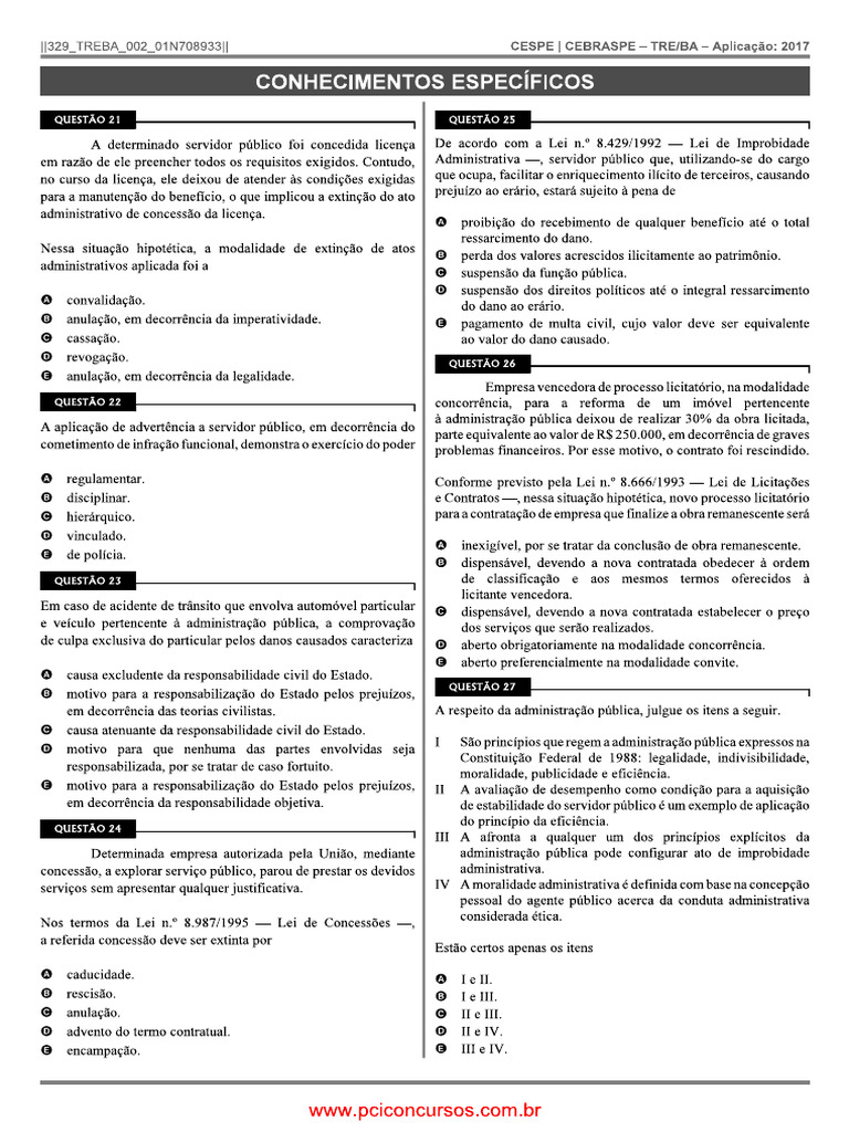 PROVAS | PDF