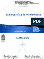 Diapositivas de La Etnografia y Hermeneutica