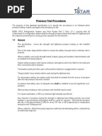test statement pressure method Statement Procedures Testing Method of Pressure for