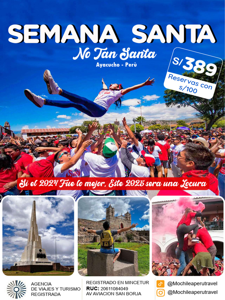 Tour Semana Santa Ayacucho 2025 | PDF | Fiestas cristianas y días santos
