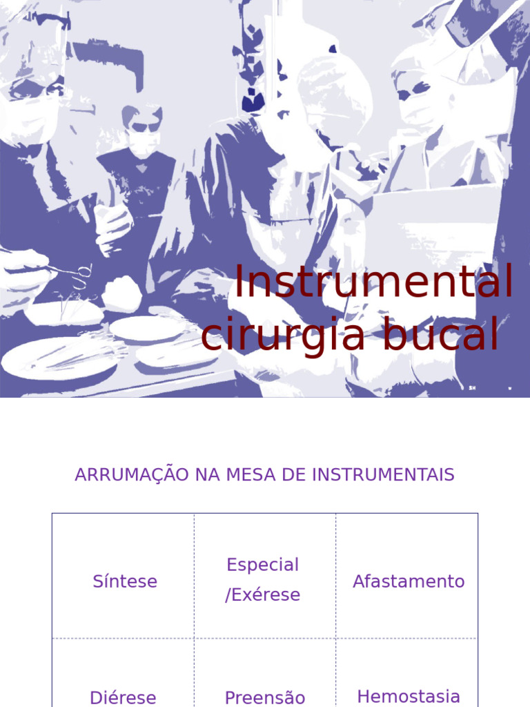 Instrumentos | PDF | Boca | Anatomia