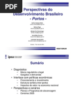 Estudo PORTOS  IPEA