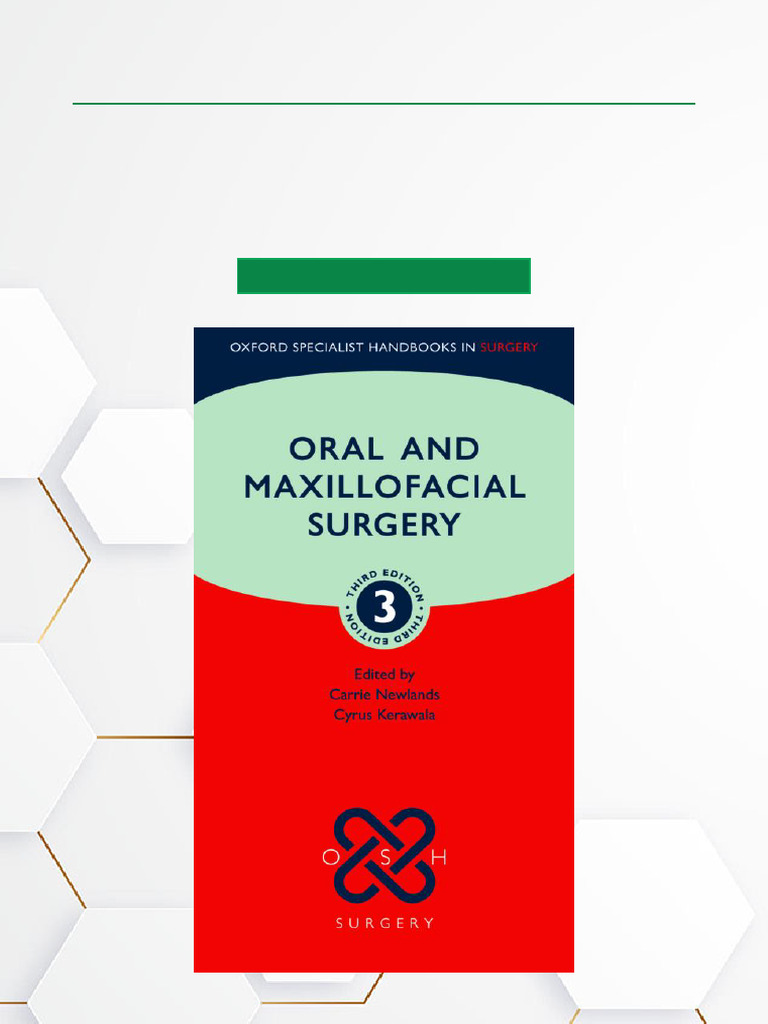 Oral and Maxillofacial Surgery, 3rd Ed. | PDF | Oral And