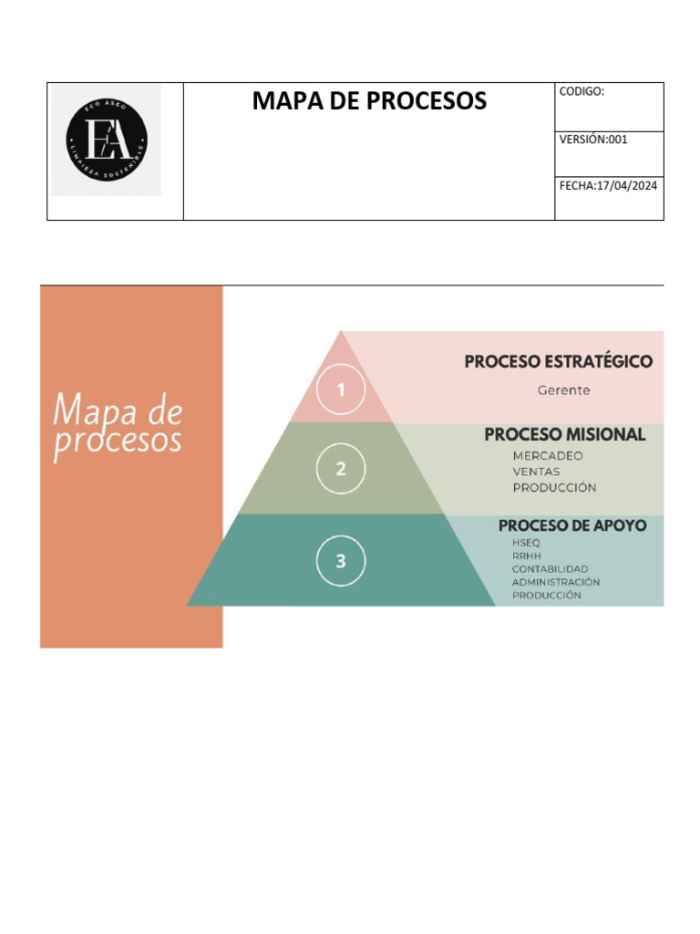 Mapa de Procesos | PDF