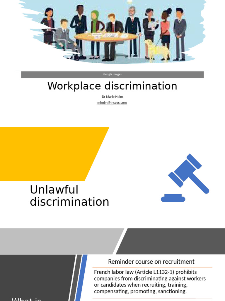7 Workplace Discrimination | PDF | Affirmative Action | Discrimination