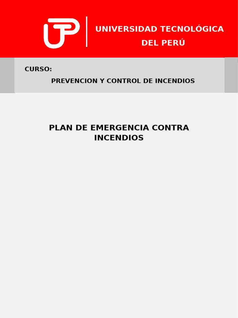 Plan de Emergencia Contra Incendios 1 | PDF | Hormigón | Business