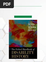 Oxford Handbook of Disability History | PDF