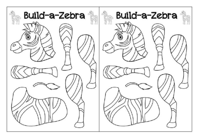 BLACK AND WHITE 2nd Build A Zebra | PDF
