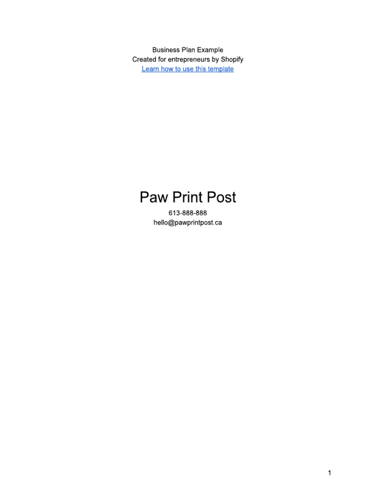 B P Template | PDF