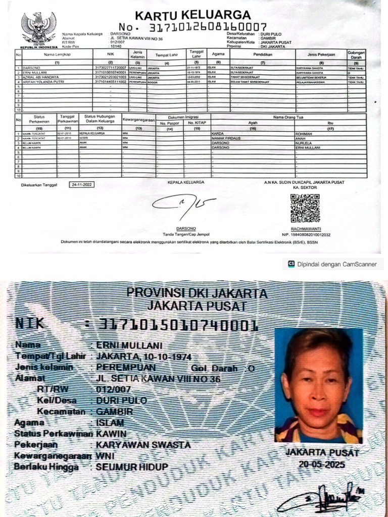 Ktp. KK | PDF