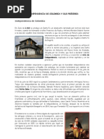 Download LA INDEPENDENCIA DE COLOMBIA Y SUS PROCERES by Emmanuel Villamarin SN86670326 doc pdf